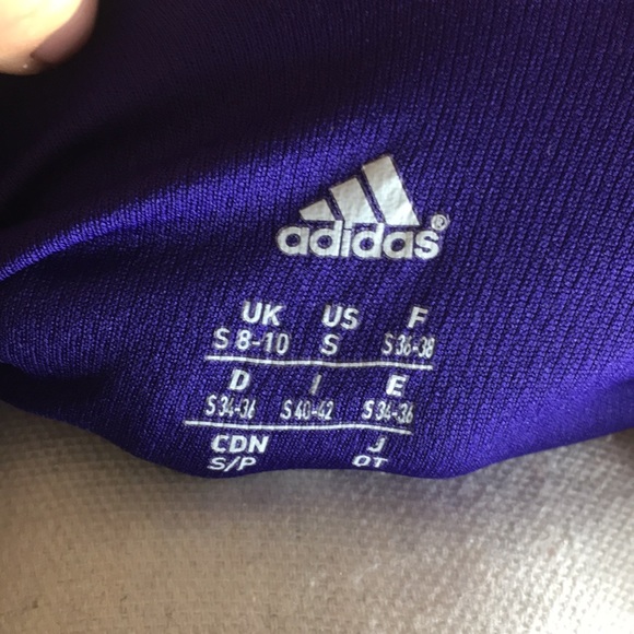 Adidas | athletic running top hoodie small long - Picture 6 of 8